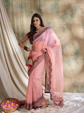 Womens Fashion Ethnic Pink Color Sarees-MLSHWSA1598PNK0ONE